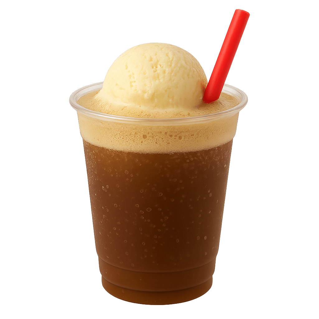 Soda Float – (Root Beer or Coke)